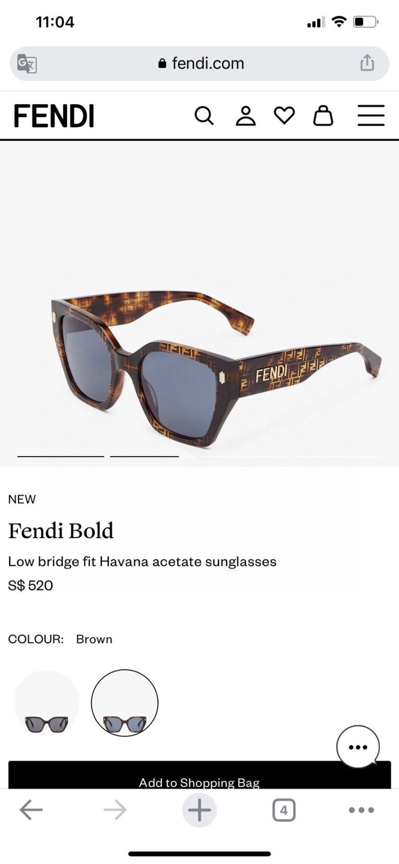 Fendi Sunglasses